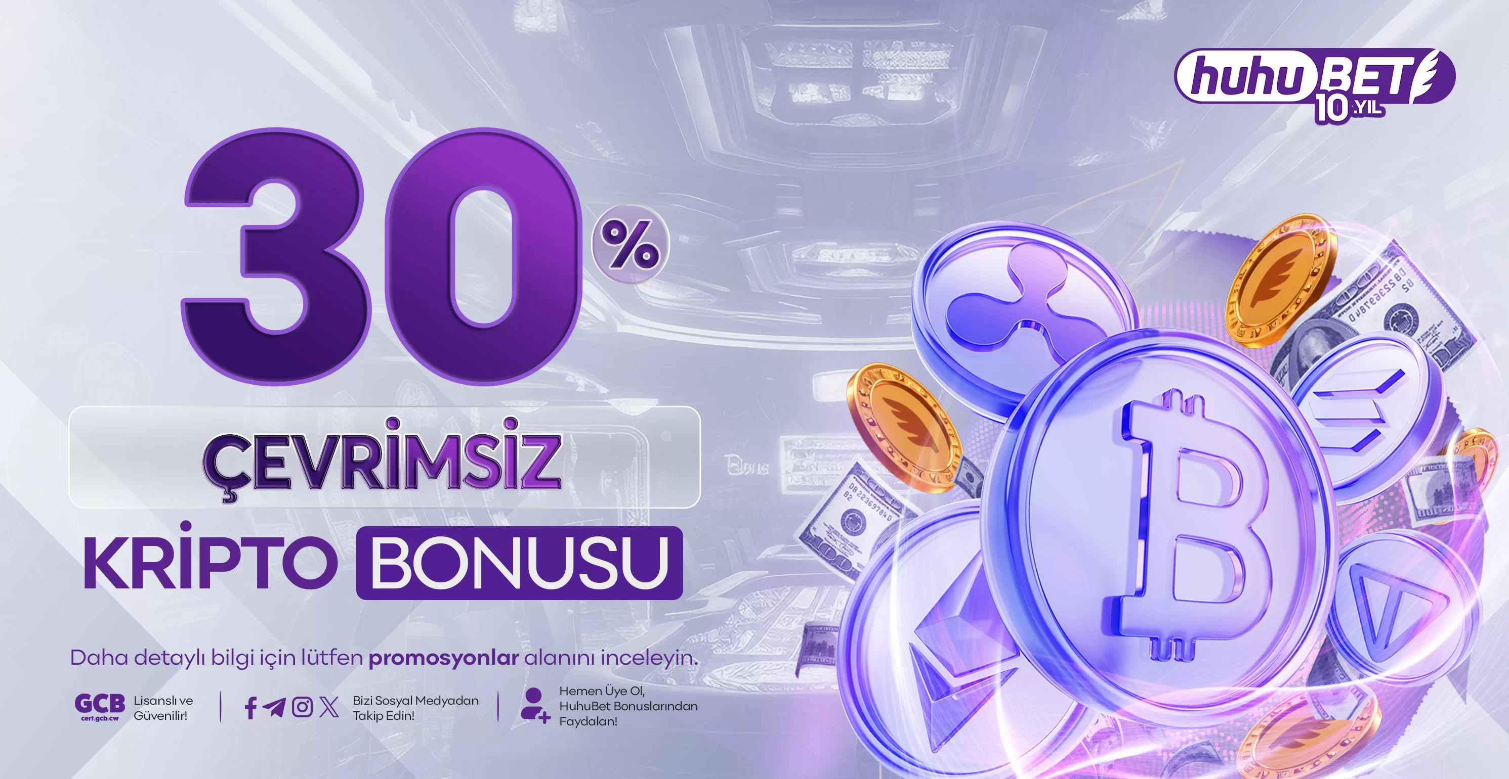 %30 çevrimsiz kripto yatırım ve free spin