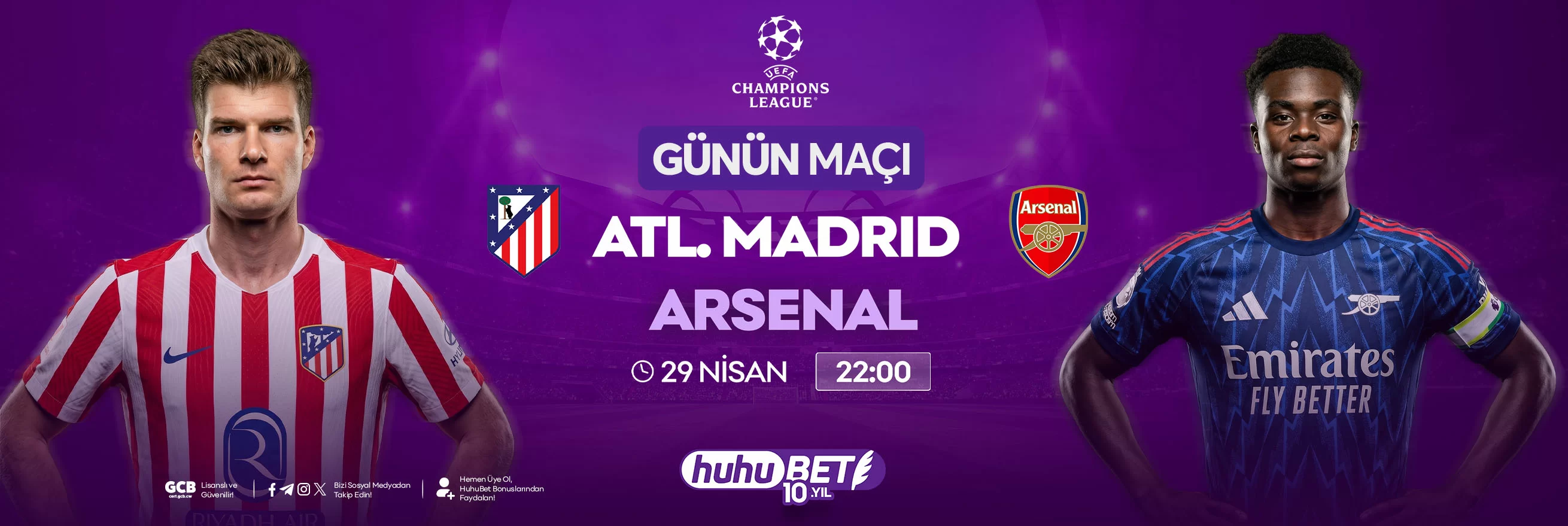 Arsenal &ndash; Atlético Madrid UEFA Şampiyonlar Ligi yarı final 2. ayak maç sonucu görseli