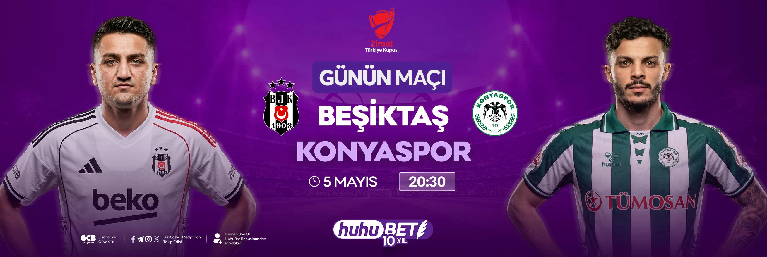 Beşiktaş &ndash; Tümosan Konyaspor Ziraat Türkiye Kupası yarı final maç sonucu görseli