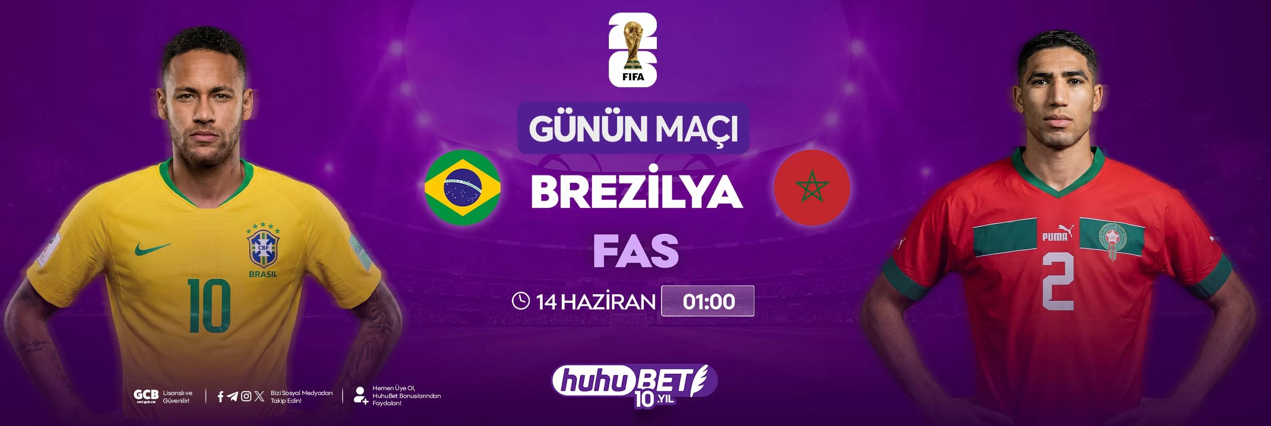 Brezilya &ndash; Fas 2026 D&uuml;nya Kupası Grup C ma&ccedil; sonucu g&ouml;rseli