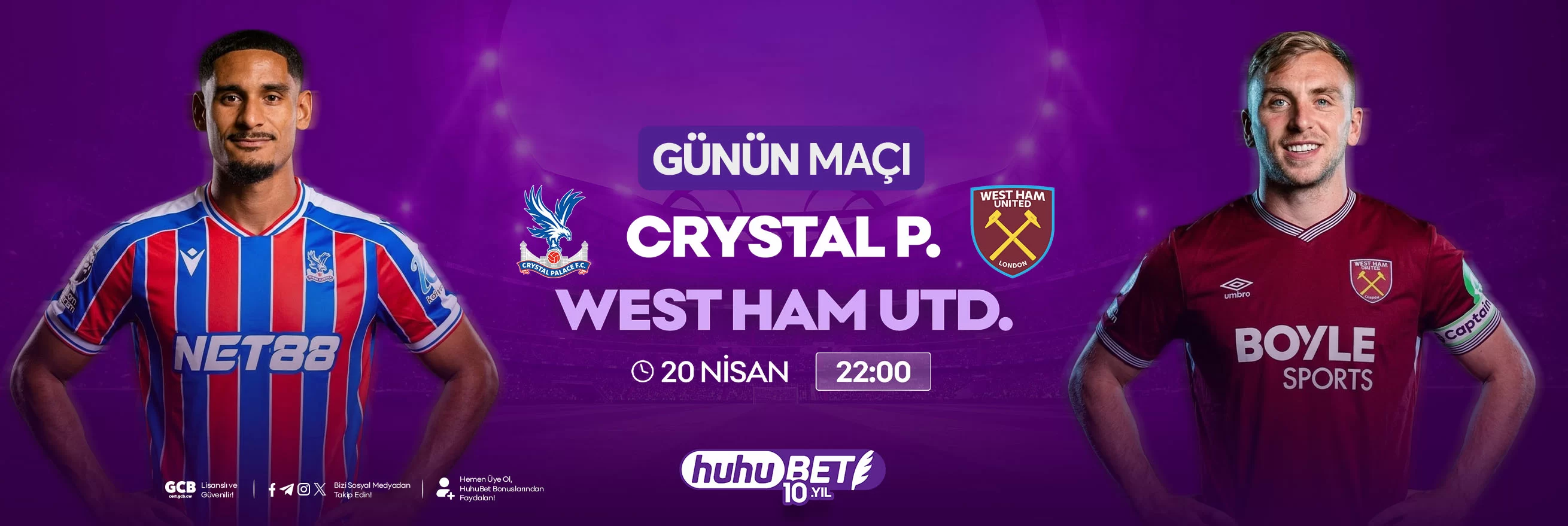 Crystal Palace &ndash; West Ham United Premier League maç sonucu görseli