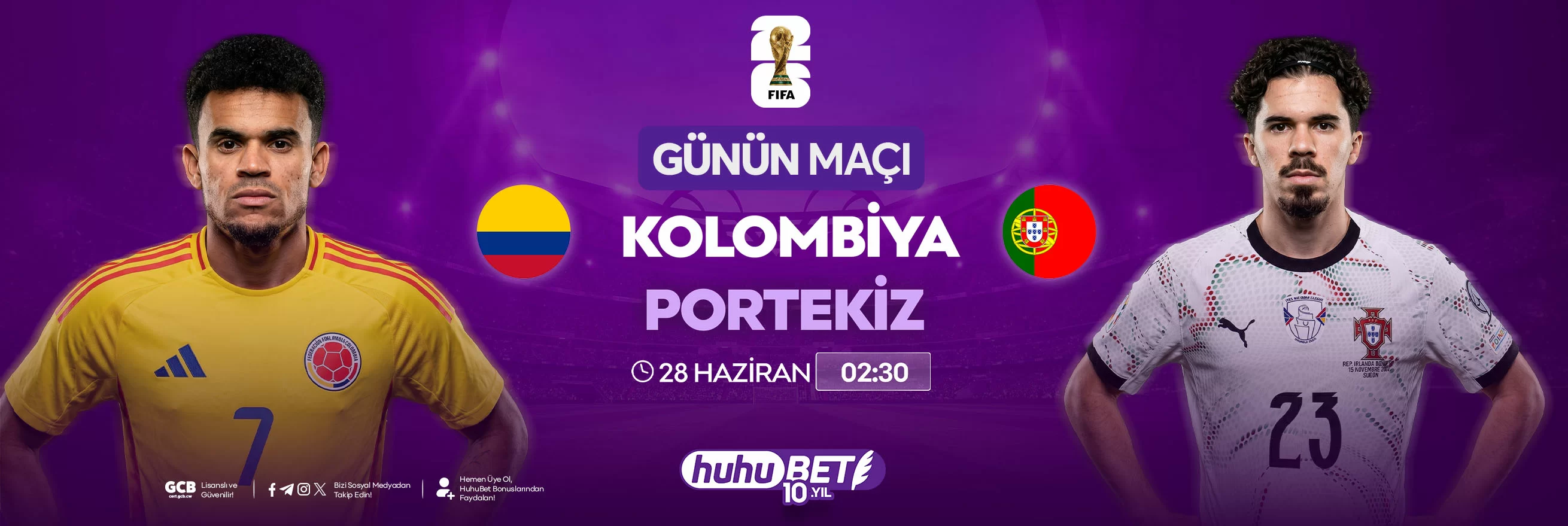 Kolombiya – Portekiz 2026 Dünya Kupası Grup K maç sonucu görseli