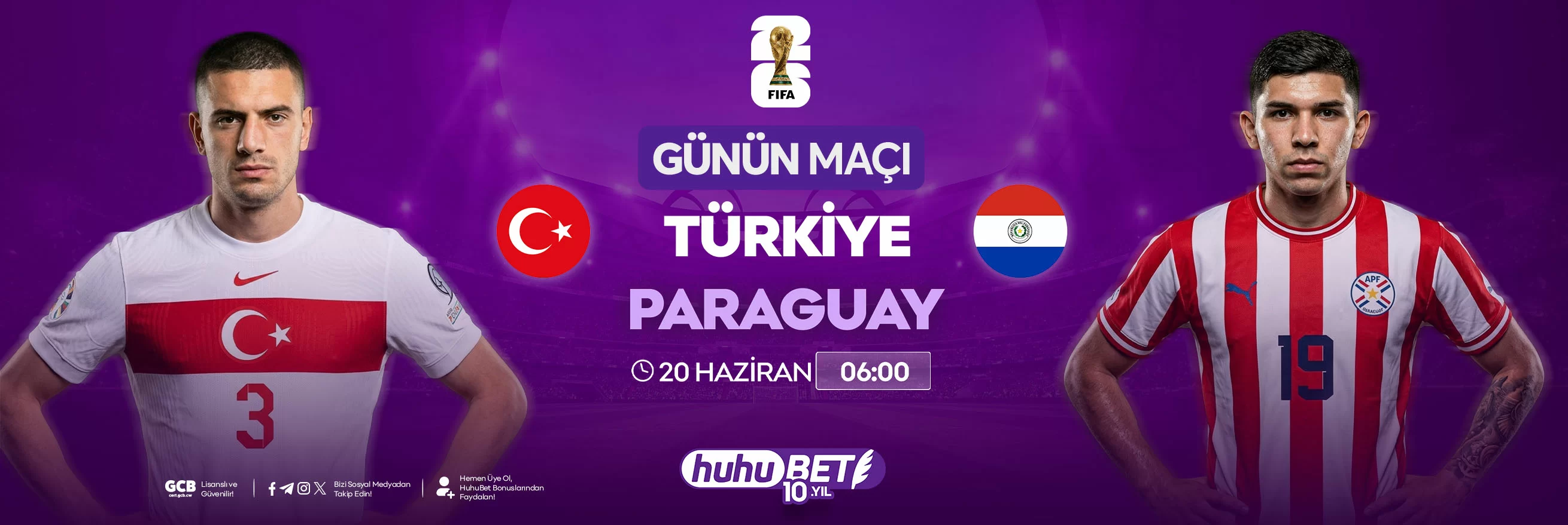 T&uuml;rkiye &ndash; Paraguay 2026 D&uuml;nya Kupası Grup D ma&ccedil; sonucu g&ouml;rseli